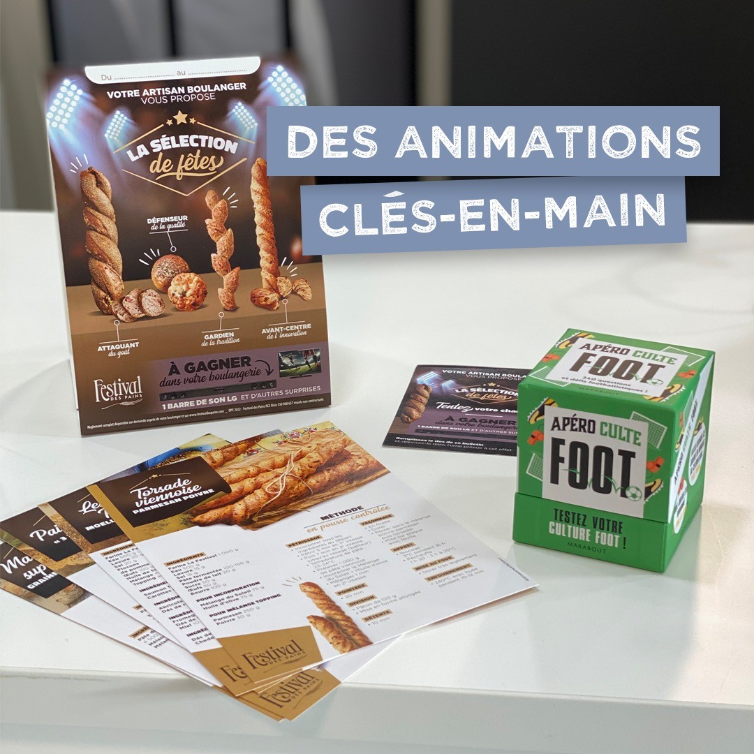 Des animations Clé en main pour votre Boulangerie !!